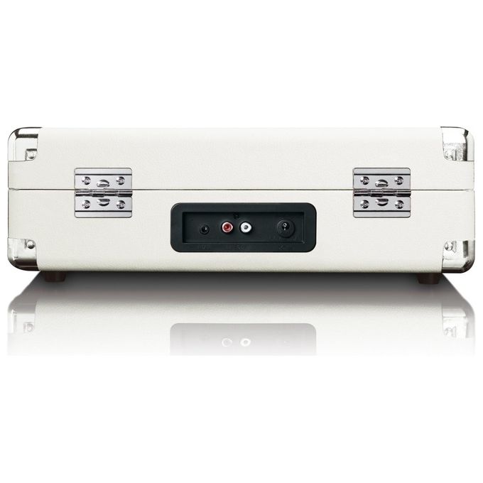 Lenco TT-115CR Giradischi Portatile con Altoparlanti Integrati 4 W RMS Bluetooth 5.0 USB Recording 33 45 78 RPM colore Crema