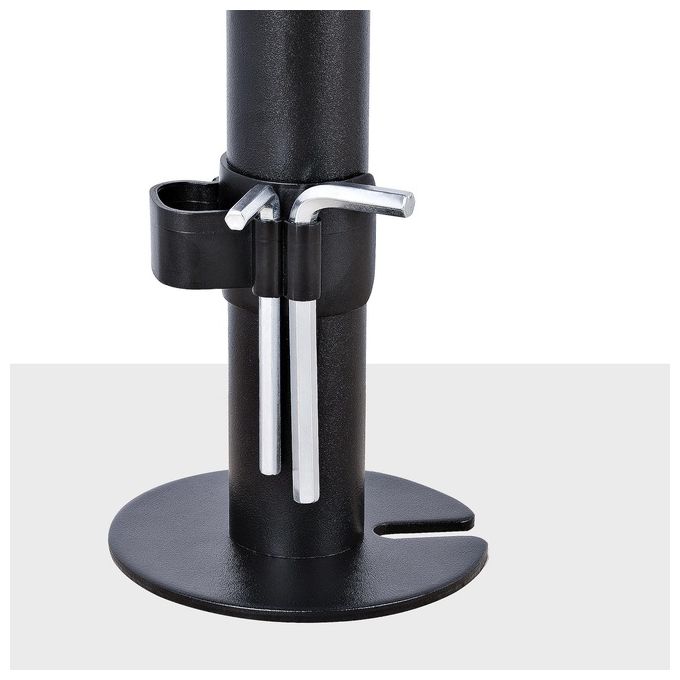 StarTech A-LAPTOP-DESK-MOUNT Braccio per Notebook da Scrivania Supporto per Monitor fino a 34'' e Laptop fino a 4.5 Kg con Regolazione Altezza e Movimento 360° colore Nero