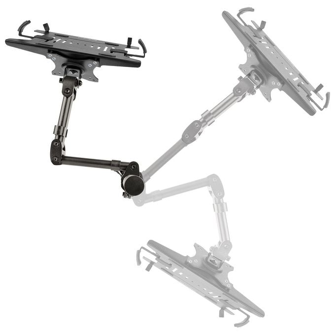 StarTech A-LAPTOP-DESK-MOUNT Braccio per Notebook da Scrivania Supporto per Monitor fino a 34'' e Laptop fino a 4.5 Kg con Regolazione Altezza e Movimento 360° colore Nero