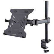 StarTech A-LAPTOP-DESK-MOUNT Braccio per Notebook da Scrivania Supporto per Monitor fino a 34'' e Laptop fino a 4.5 Kg con Regolazione Altezza e Movimento 360° colore Nero