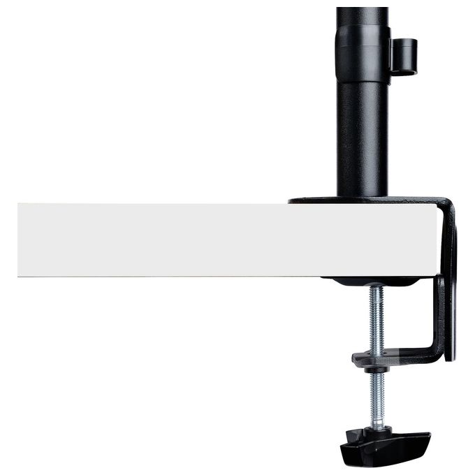 StarTech A-LAPTOP-DESK-MOUNT Braccio per Notebook da Scrivania Supporto per Monitor fino a 34'' e Laptop fino a 4.5 Kg con Regolazione Altezza e Movimento 360° colore Nero