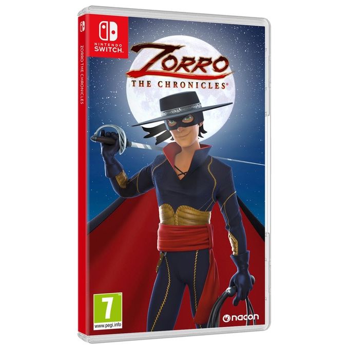 NACON SWITCHZORROIT Zorro The Chronicles Standard ITA Nintendo Switch Edizione Standard Piattaforma Nintendo Switch Genere Azione Avventura Classificazione PEGI 7 colore Nero