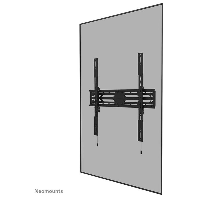 Neomounts WL30S-950BL19 Supporto a Parete Fisso per TV 55-115 Pollici fino a 160 Kg VESA 100x100-1500x900 Sistema Magnetico Pull and Release colore Nero
