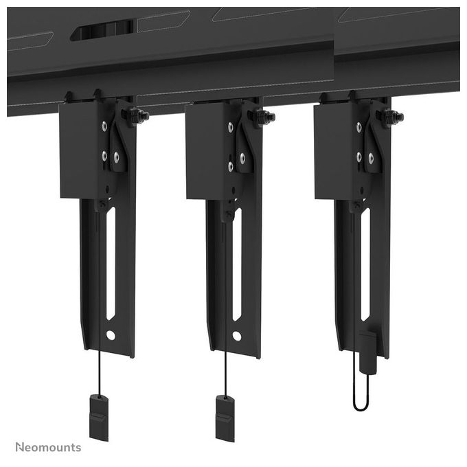 Neomounts WL30S-950BL19 Supporto a Parete Fisso per TV 55-115 Pollici fino a 160 Kg VESA 100x100-1500x900 Sistema Magnetico Pull and Release colore Nero