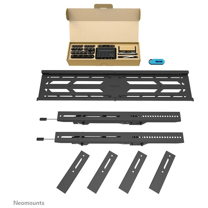 Neomounts WL35S-950BL19 Select Supporto a Parete Inclinabile per TV e Monitor 55-110 Pollici Fino a 160 Kg VESA 100x100-1500x900 mm colore Nero