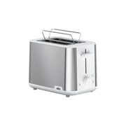 Braun HT1510WH PurShine Tostapane 2 Fette 8 Livelli Doratura Vassoio Raccogli Briciole Estraibile 900 W colore Bianco