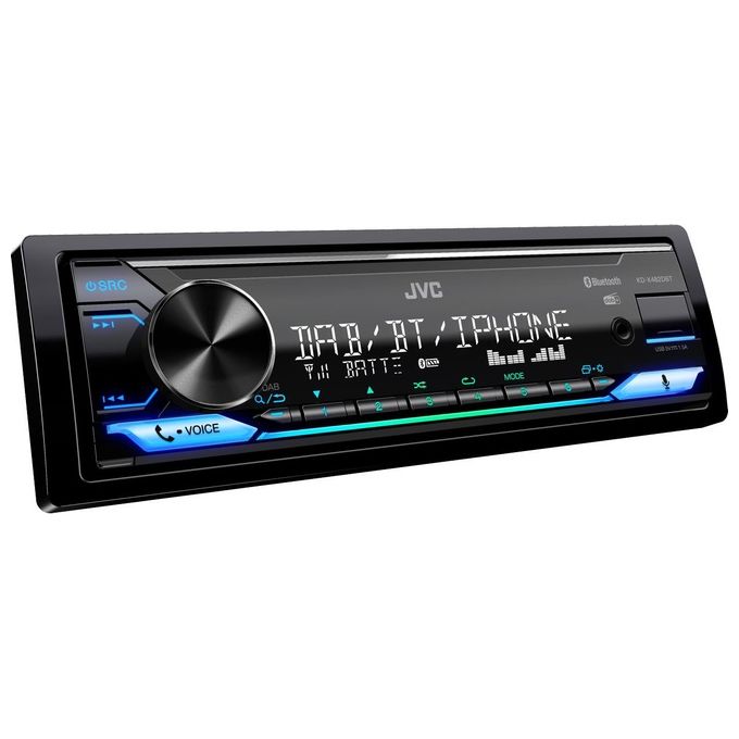 JVC KDX482DBT Autoradio Digitale 1 DIN 200 W Bluetooth DAB+ con Supporto Amazon Alexa colore Nero
