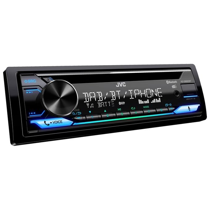 JVC KD-DB922BT Autoradio 1DIN con Bluetooth DAB+ Lettore CD e Compatibilita' Amazon Alexa colore Nero