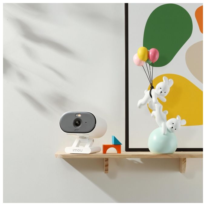 Imou IPC-C22FP Versa Telecamera IP WiFi 2MP Full HD 1080p Interno Esterno IP65 Sirena 120 dB Faretto Visione Notturna colore Bianco
