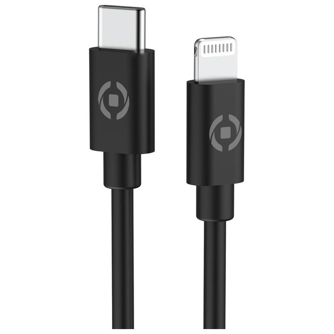 Celly KIT_ Usb-C Caricatore con Cavo Lightning 20W