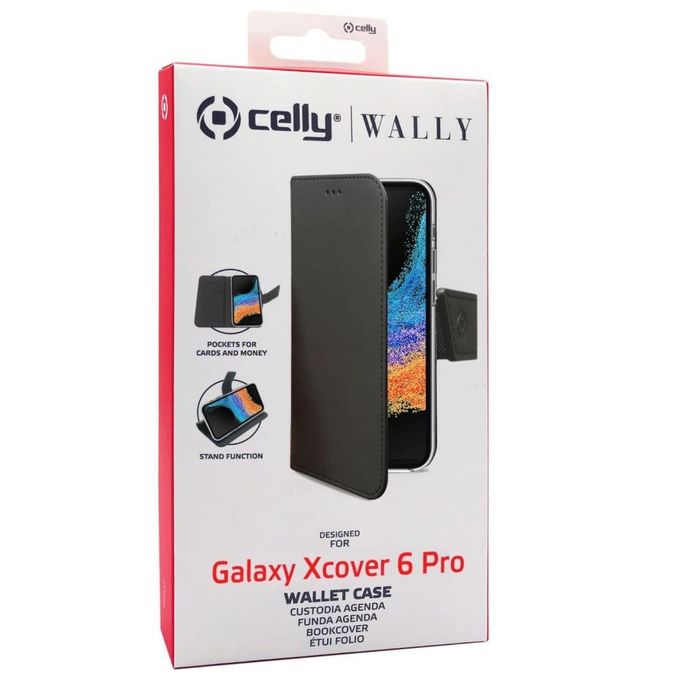 Celly Wally Case per Samsung Galaxy Xcover 6 Pro Nero