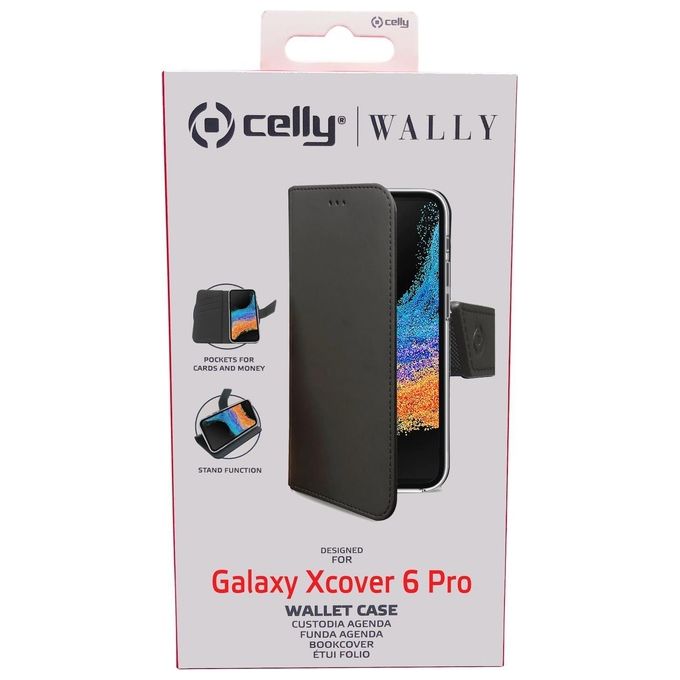 Celly Wally Case per Samsung Galaxy Xcover 6 Pro Nero
