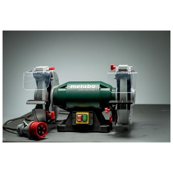 Metabo 604210000 DSD 200 Plus Levigatrice 750 W 2980 rpm con Luce LED e Supporto Regolabile colore Nero Verde Grigio