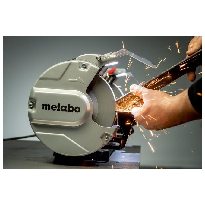 Metabo 604210000 DSD 200 Plus Levigatrice 750 W 2980 rpm con Luce LED e Supporto Regolabile colore Nero Verde Grigio