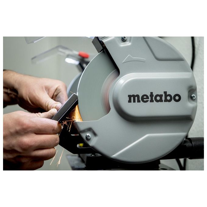 Metabo 604210000 DSD 200 Plus Levigatrice 750 W 2980 rpm con Luce LED e Supporto Regolabile colore Nero Verde Grigio