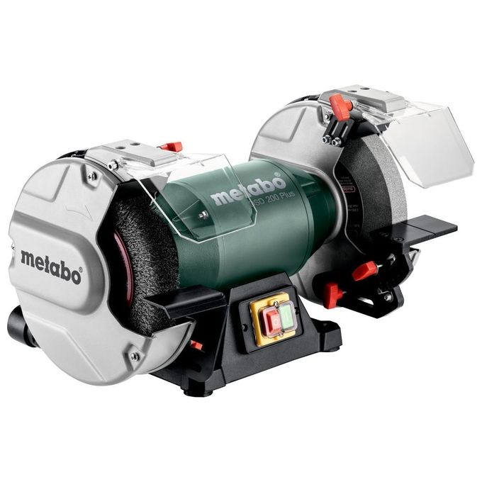 Metabo 604210000 DSD 200 Plus Levigatrice 750 W 2980 rpm con Luce LED e Supporto Regolabile colore Nero Verde Grigio