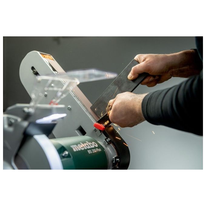 Metabo BS 200 PLUS Levigatrice Combinata a Nastro 600W 2980 rpm mola 200mm nastro 50x1000mm colore Nero Verde Grigio