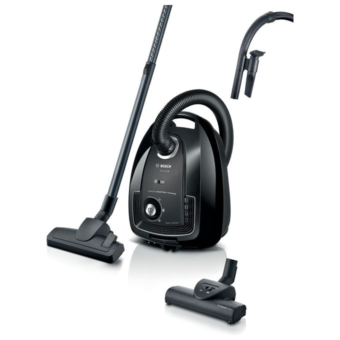 Bosch BGB38BA3T Serie 4 Aspirapolvere a Traino con Sacco 4 L 850 W Filtro HEPA 79 dB colore Nero