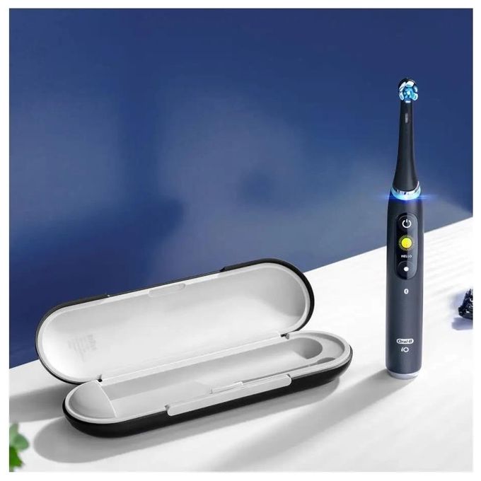 Oral-B 408666 iO Series 9N Spazzolino elettrico a vibrazione magnetica 7 modalita' Timer 2 min Schermo interattivo colore Nero