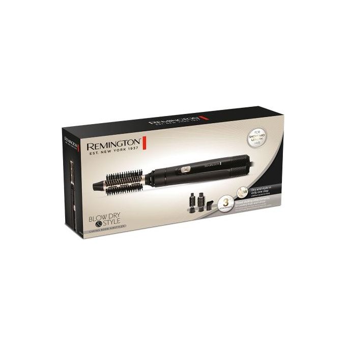 Remington AS7300 Blow Dry Style Spazzola ad Aria Calda 800W 2 Temperature 3 Accessori Ceramica colore Nero