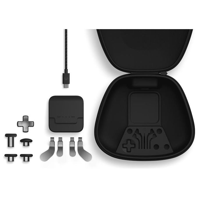 Xbox 4Z1-00002 Elite Series 2 Kit Accessori Controller Component Pack D-pad Levette Paddle Custodia Ricarica colore Nero