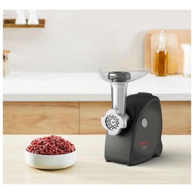 Moulinex ME472832 HV4 Successor Tritacarne 2000 W 2.3 Kg-min Lame Autoaffilanti 3 Accessori colore Nero
