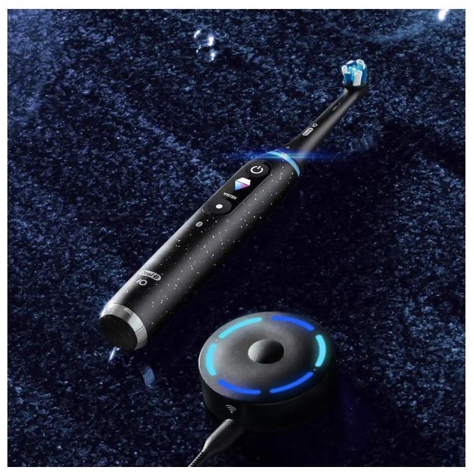 Oral-B iO Series 10 Spazzolino elettrico rotante oscillante 7 modalita' iOSense Display OLED colore Nero