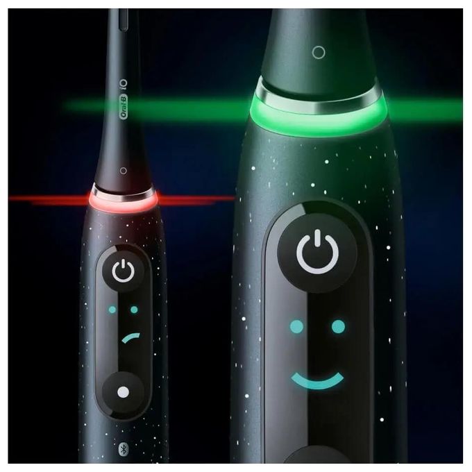 Oral-B iO Series 10 Spazzolino elettrico rotante oscillante 7 modalita' iOSense Display OLED colore Nero