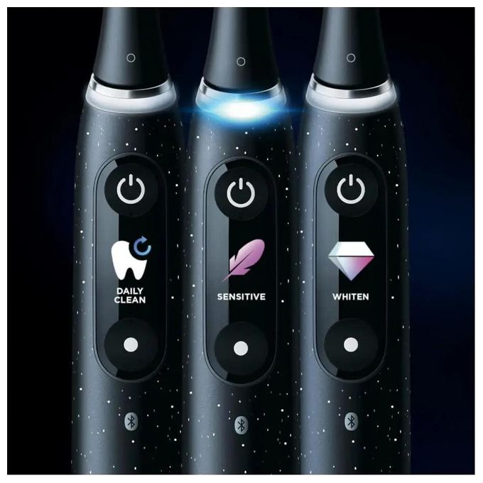 Oral-B iO Series 10 Spazzolino elettrico rotante oscillante 7 modalita' iOSense Display OLED colore Nero