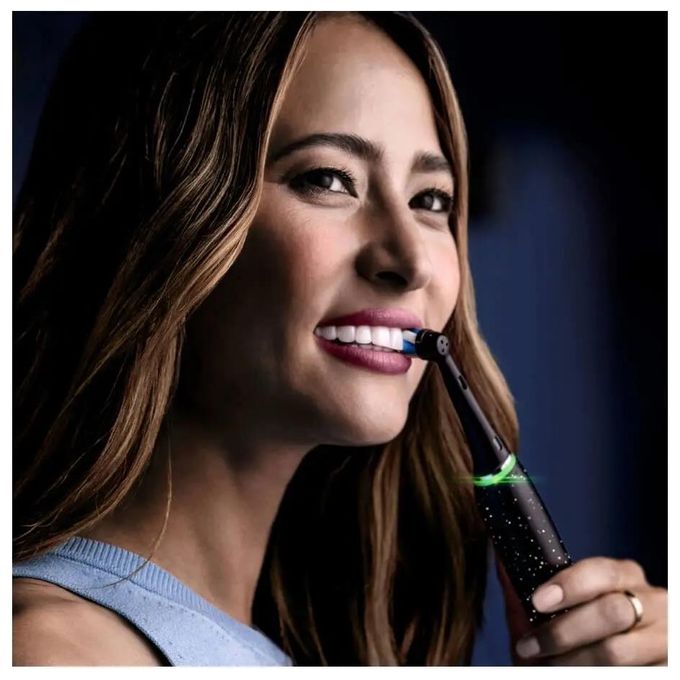 Oral-B iO Series 10 Spazzolino elettrico rotante oscillante 7 modalita' iOSense Display OLED colore Nero