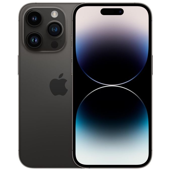 Apple MPXV3QL-A iPhone 14 Pro Smartphone 5G 6.1'' 128GB Chip A16 Tripla Fotocamera 48MP Dynamic Island colore Nero