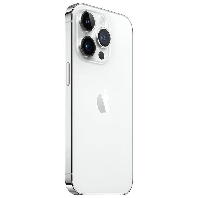Apple MQ023QL-A iPhone 14 Pro Smartphone 6.1'' OLED 128GB 5G Chip A16 Tripla Camera 48MP colore Argento