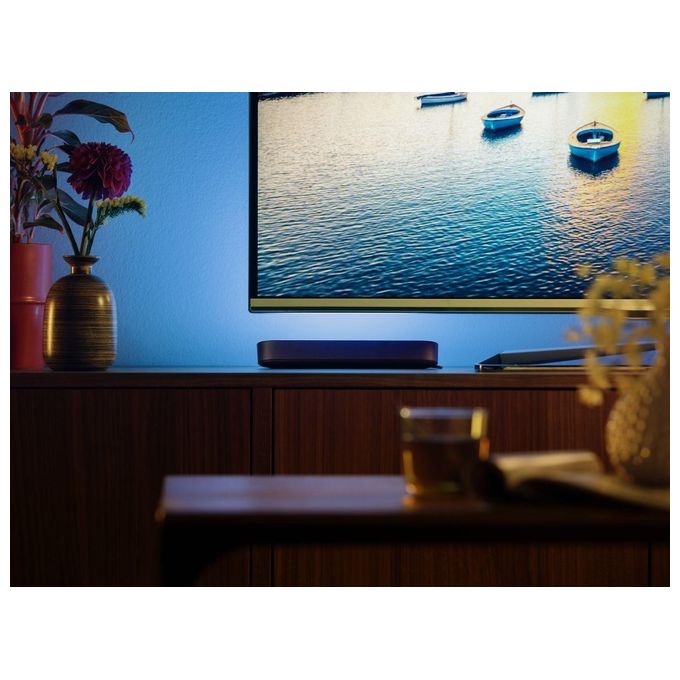 Philips Hue Play Lampada Led Connessa Unita' Base con Alimentatore 2 Pezzi Nero