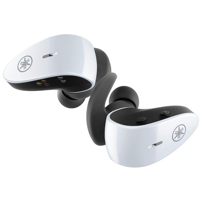 Yamaha TW-ES5A Auricolari In-Ear True Wireless Bluetooth 5.2 Sport IPX7 Listening Care aptX Adaptive 34h colore Bianco