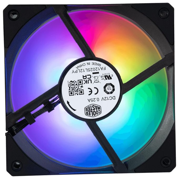 Cooler Master MFZ-M2DN-24NP2-R1 Mobius 120P Ventola PC 120x120x25 mm ARGB 2400 rpm 30 dB 75.2 CFM colore Nero