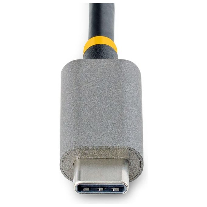 StarTech 5G2A2CPDB-USB-C-HUB Hub USB-C a 4 porte con 2x USB-A 2x USB-C 5Gbps 100W Power Delivery Pass-Through cavo 30 cm colore Grigio