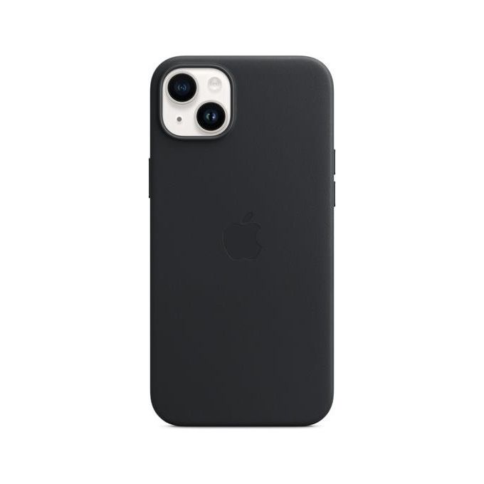 Apple MPP93ZM-A Custodia MagSafe in Pelle per iPhone 14 Plus colore Mezzanotte