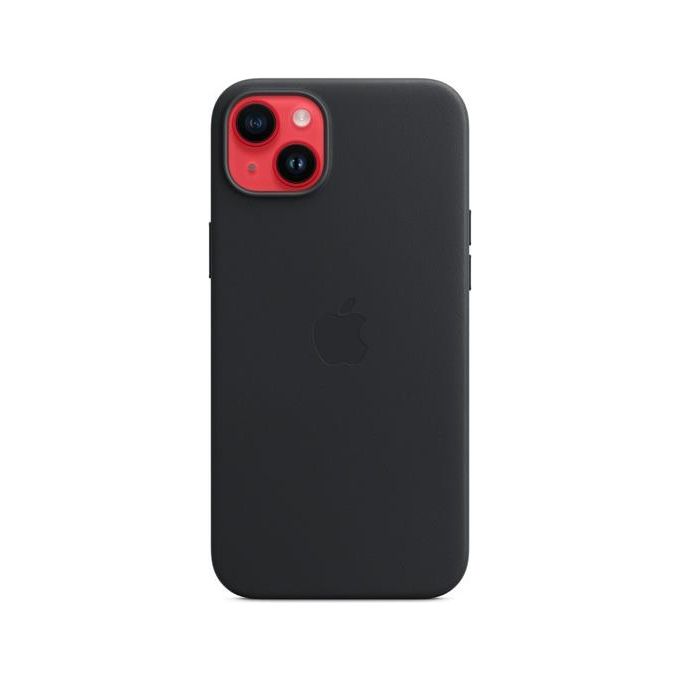 Apple MPP93ZM-A Custodia MagSafe in Pelle per iPhone 14 Plus colore Mezzanotte