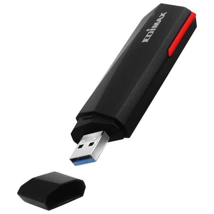 EDiMAX EW-7822UMX Adattatore Wi-Fi 6 Dual-Band USB 3.0 AX1800 fino a 1201 Mbps 2T2R WPA3 colore Nero