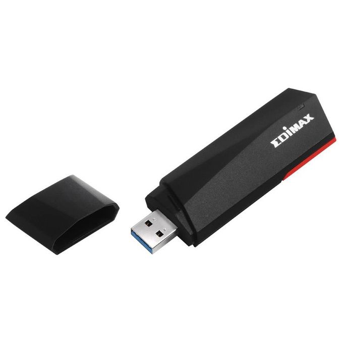 EDiMAX EW-7822UMX Adattatore Wi-Fi 6 Dual-Band USB 3.0 AX1800 fino a 1201 Mbps 2T2R WPA3 colore Nero