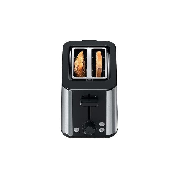 Braun HT1510BK PurShine Tostapane 2 Fette 8 Livelli di Doratura 900 W Acciaio Inox colore Nero
