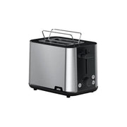 Braun HT1510BK PurShine Tostapane 2 Fette 8 Livelli di Doratura 900 W Acciaio Inox colore Nero