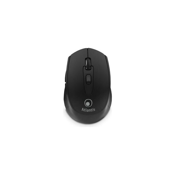 Atlantis Mouse Cordless Usb Atlantis Ottico 1200dpi 6 Tasti