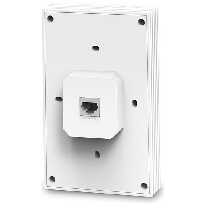 TP-Link EAP655-WALL Omada Access Point Wi-Fi 6 AX3000 Dual Band PoE 2402 Mbit-s colore Bianco