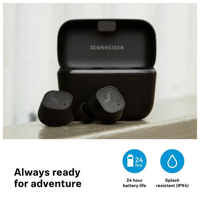Sennheiser 509247 CX Plus Special Edition Auricolari True Wireless ANC Bluetooth 5.2 aptX Adaptive IPX4 autonomia 24 ore colore Nero
