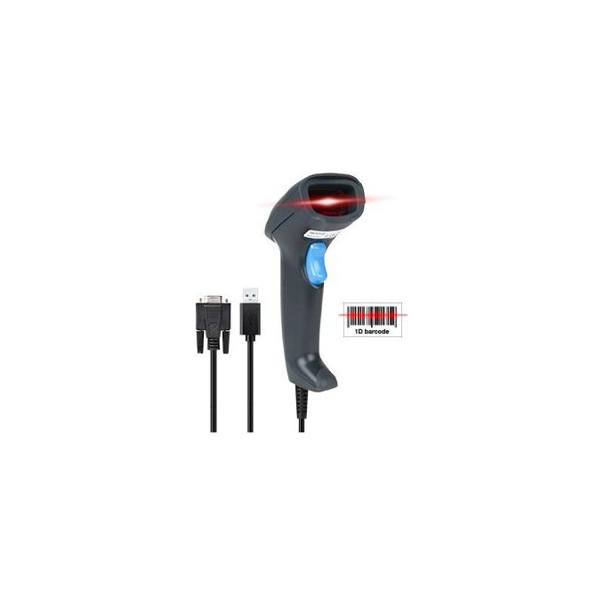 Hamlet HBCS1D10US Barcode Scanner Professionale Laser 1d Usb