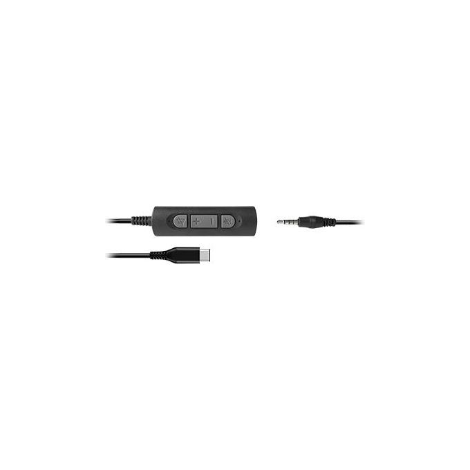 Hamlet HHEADM-CJM Cuffia Business Mono Split Aurale Usb-C e Jack