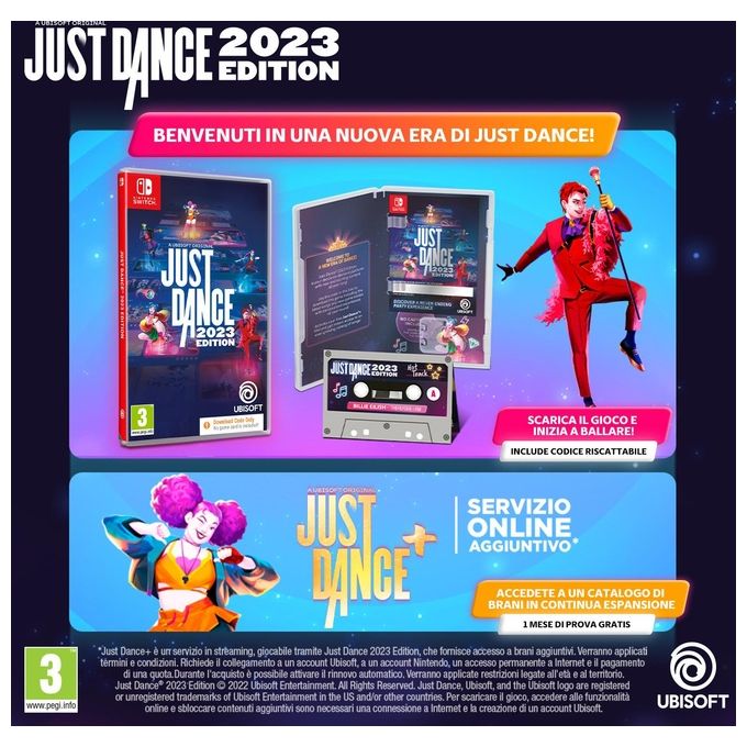 Ubisoft 300126107 Just Dance 2023 Edition Videogioco Nintendo Switch Digital Download Standard ITA Multiplayer PEGI 3