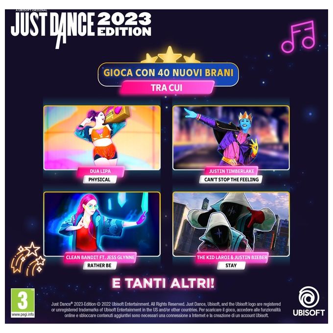 Ubisoft 300126107 Just Dance 2023 Edition Videogioco Nintendo Switch Digital Download Standard ITA Multiplayer PEGI 3