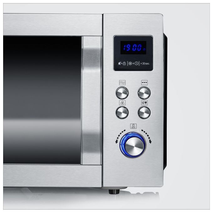Severin MW7777 Forno a microonde Combimagnetron 25 L 900 W con funzione grill e aria calda colore Nero opaco